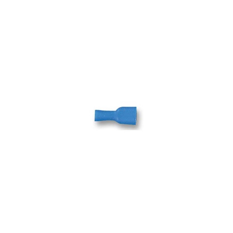 Cosse FASTON 6.3mm bleue femelle