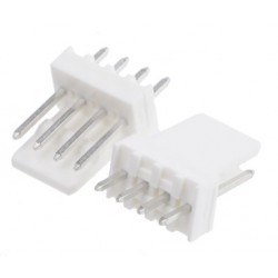 PCB socket straight 2.54mm 4 contacts for KK connector
